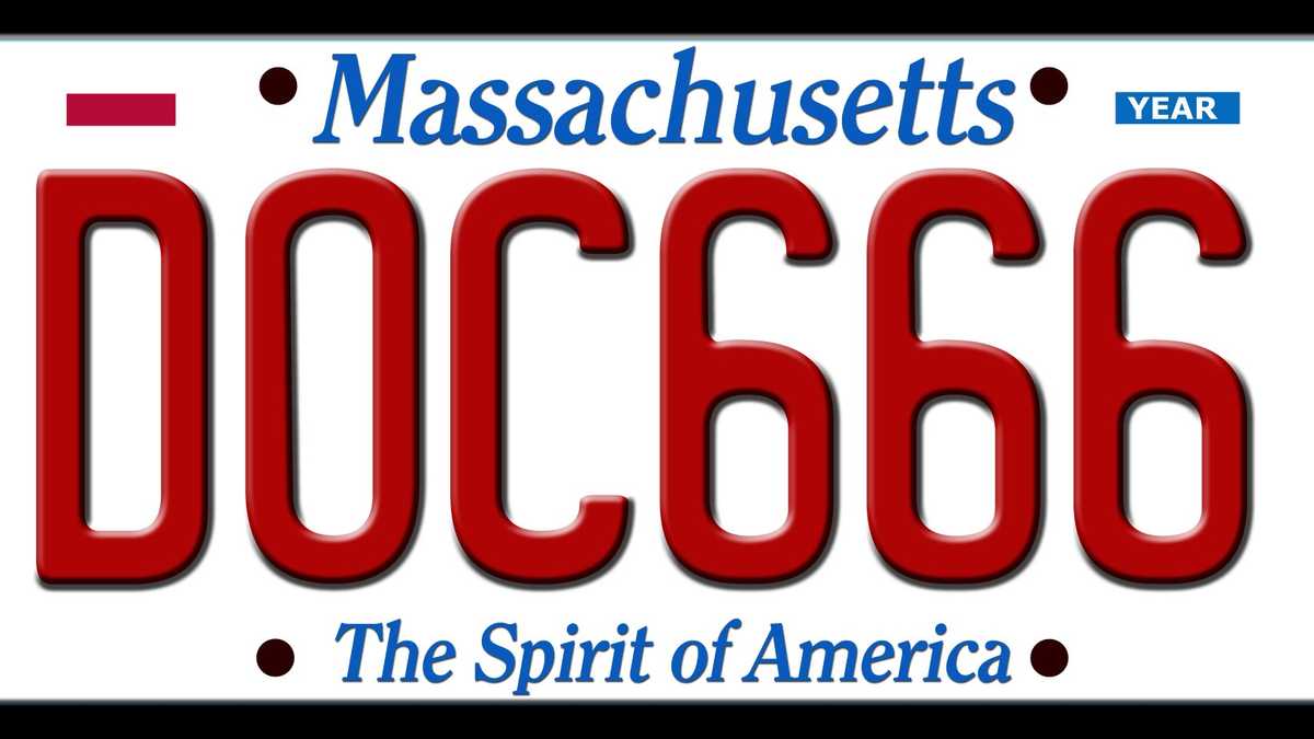 License plates Mass. won't let you have