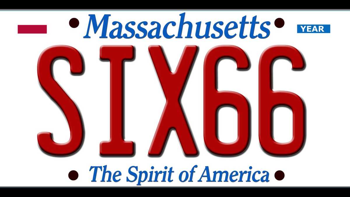 License plates Mass. won't let you have