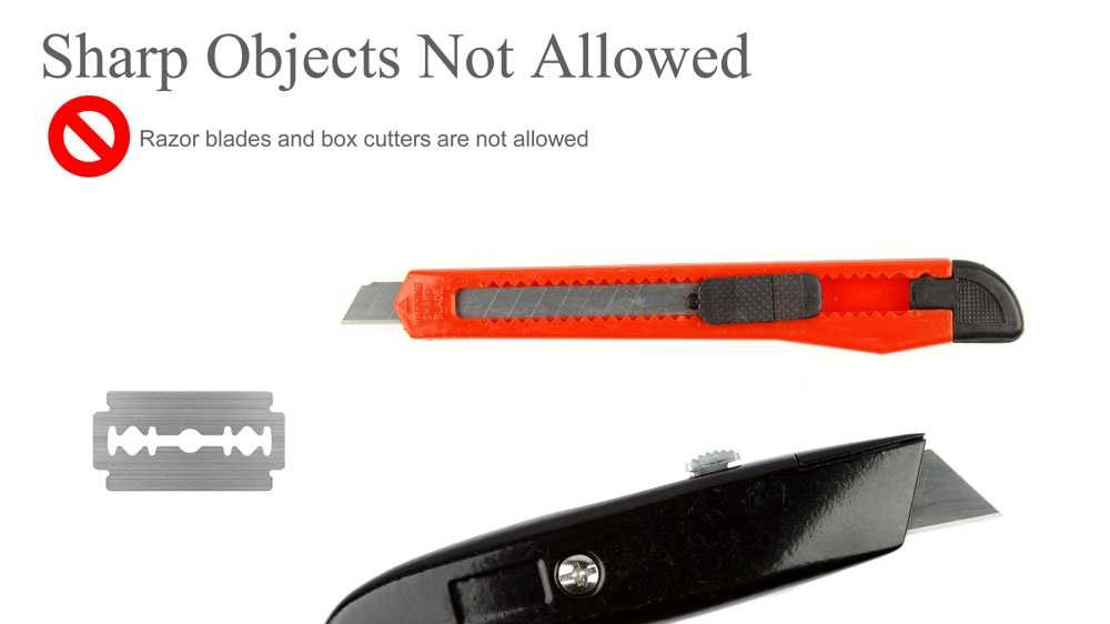 Knives now allowed through airport security