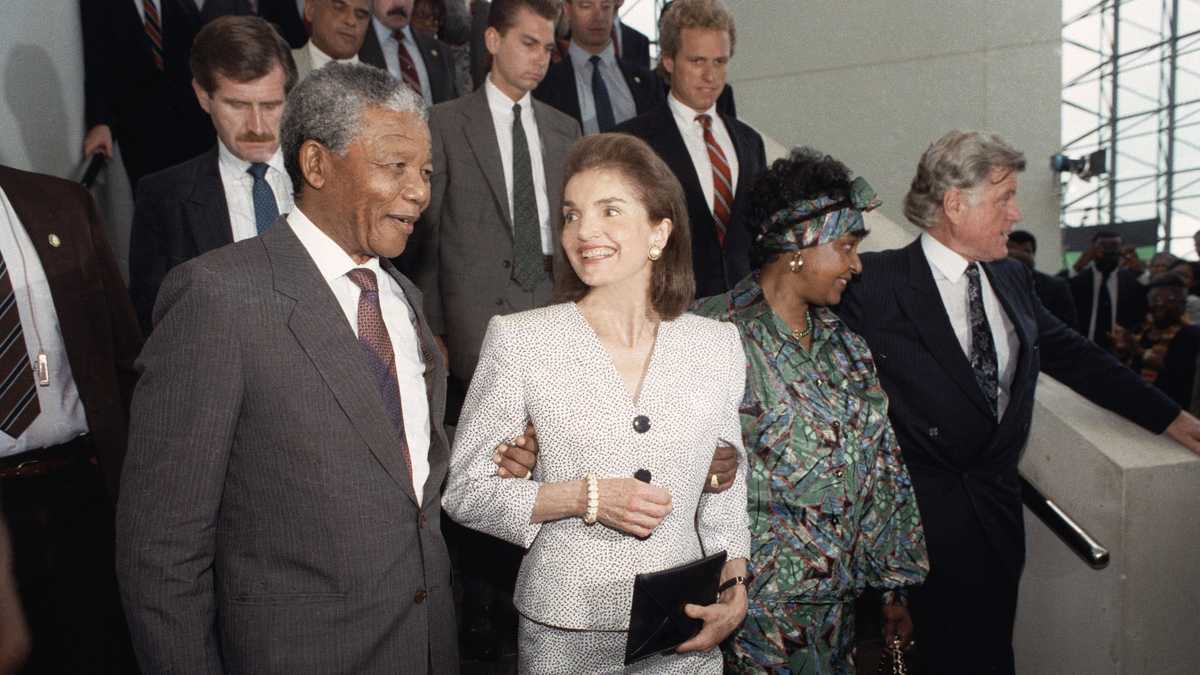 nelson mandela visit to boston