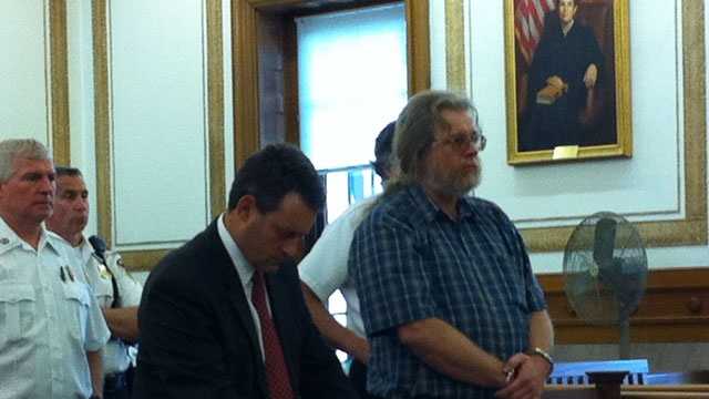 Gary Irving is sentenced in Norfolk Superior Court May 23, 2013.