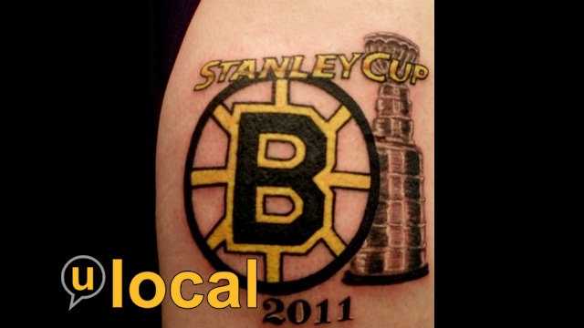 Photo Bruins fans before Game 6 of the NHL Stanley Cup Finals in Boston  MA  BOS2011061301  UPIcom