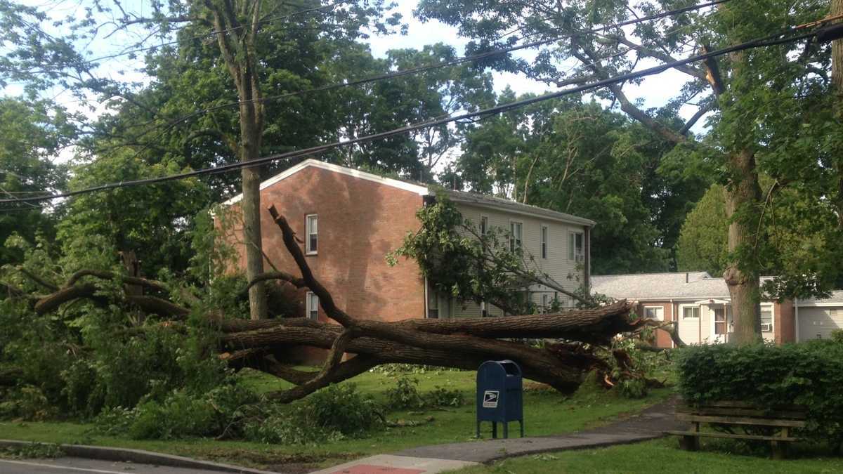 Images: Damage left in wake of storm