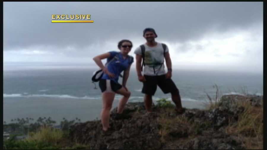 A 23-year-old woman who fell while hiking the ridge in Kaaawa Saturday has died. A friend hiking behind her spoke exclusively with KITV.