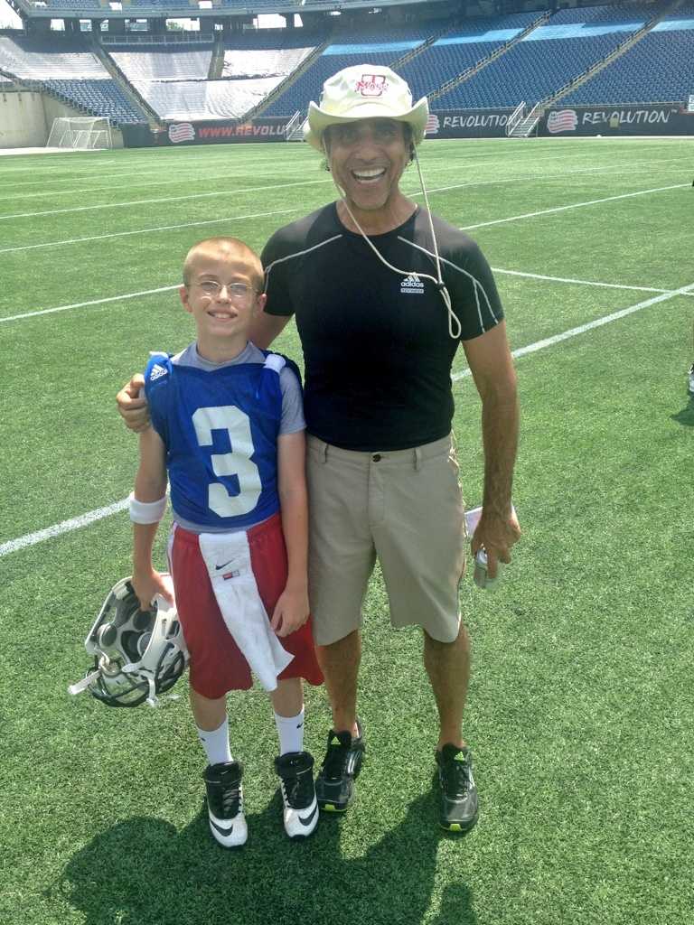 UMass high school football camp 11yearold Daron Bryden