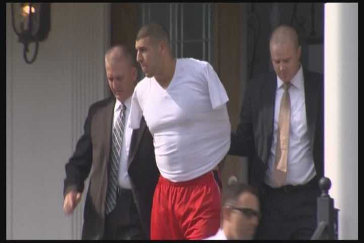 Photos: Aaron Hernandez arrested, charged with murder