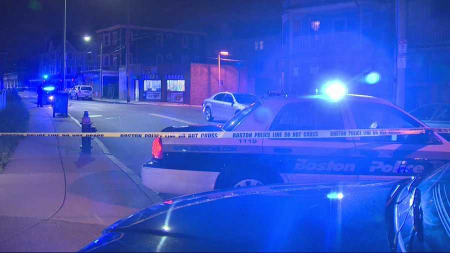 Boston Police investigating a double shooting near a Dorchester liquor store