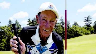 Bucky Boehm, 90, scored a hole-in-one on the 9th hole recently at the Pine Valley Golf Course in Pelham, N.H.