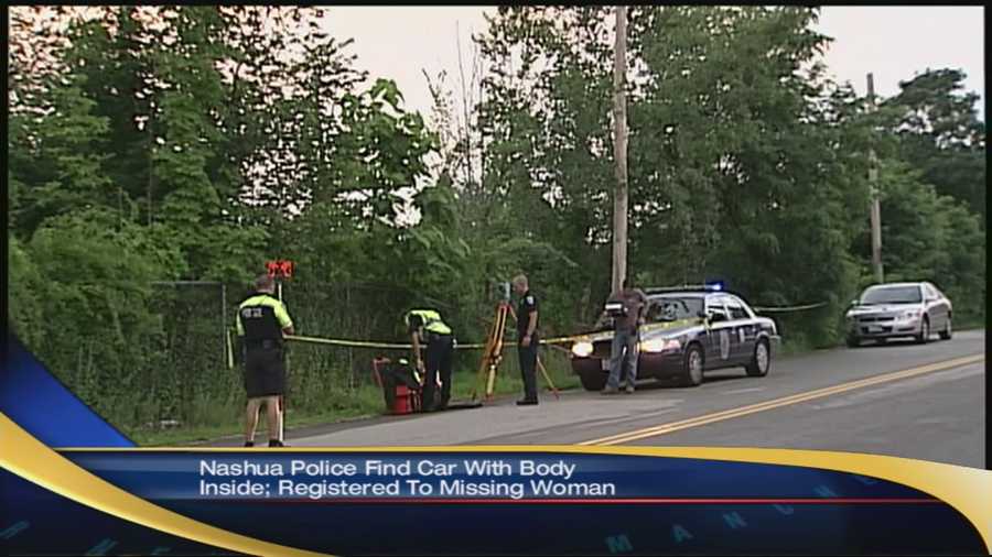 Nashua police say they found a body in a car Saturday. That car is registered to a local missing woman.