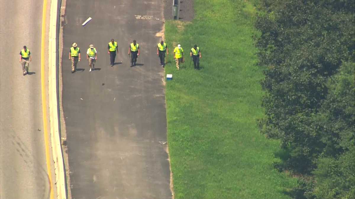 Photos: Police search along Interstate 95
