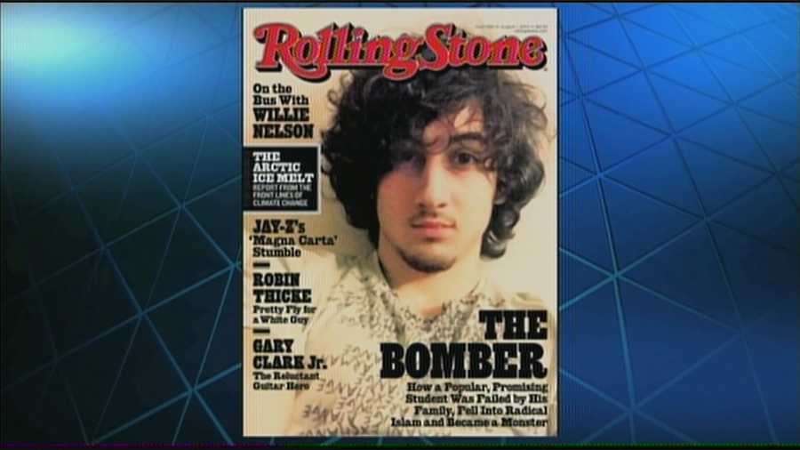 Massachusetts residents are reacting with outrage Wednesday after "Rolling Stone" magazine decided to put one of the alleged Boston Marathon bombing suspects on the cover.