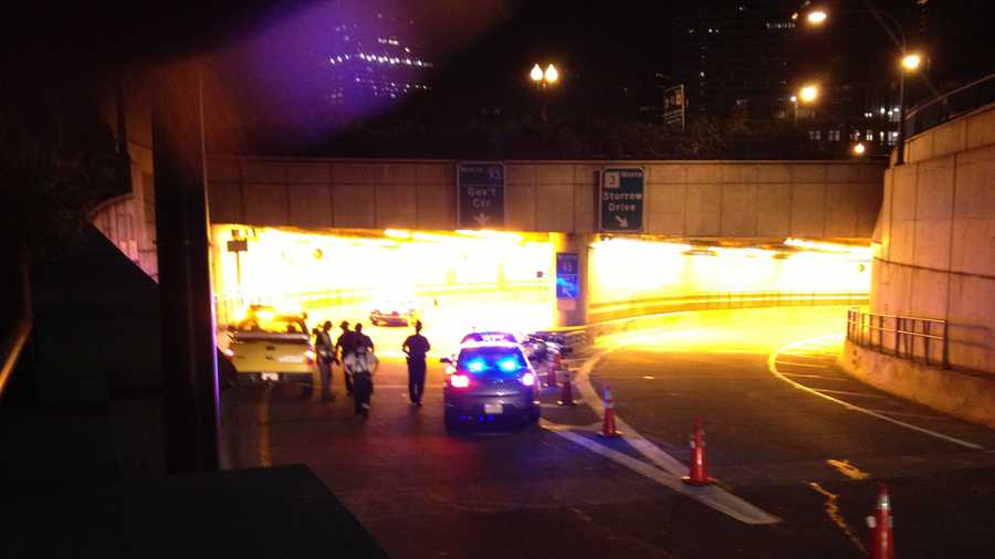 Woman killed in tunnel crash
