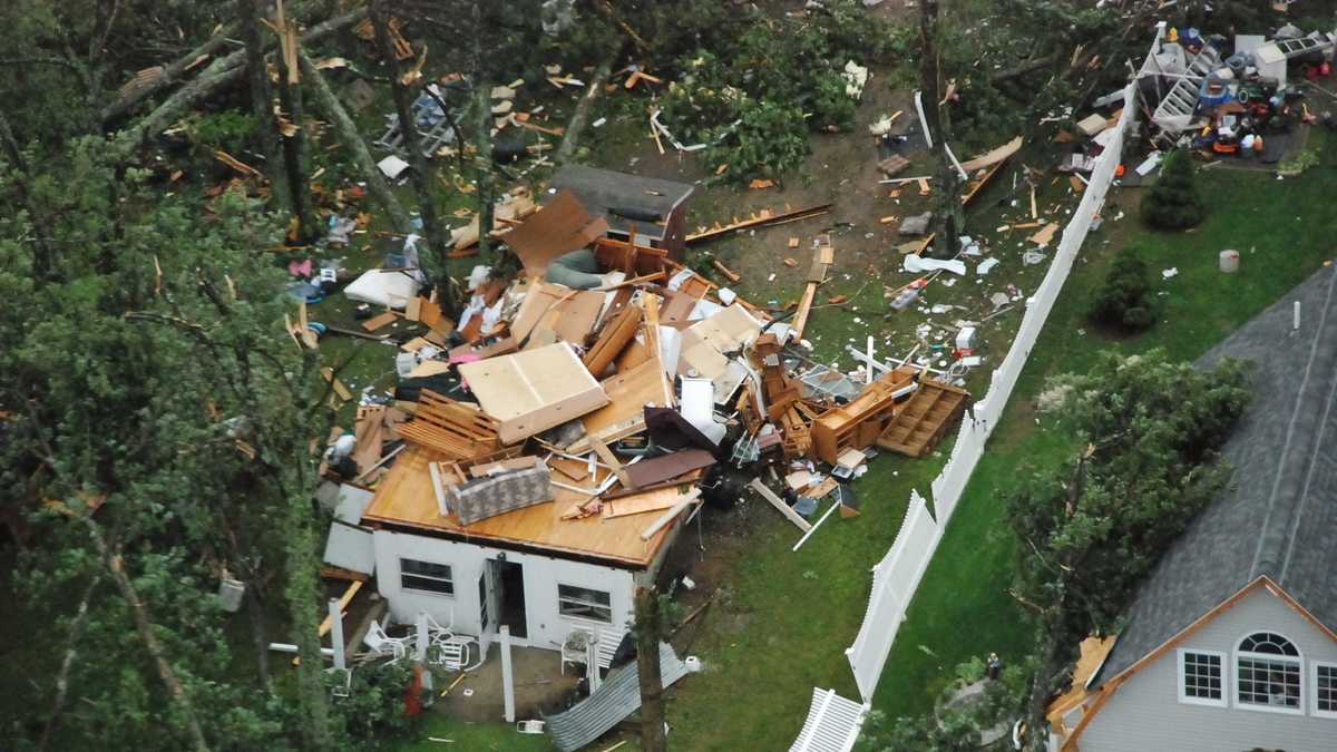 5 years later: Aerials taken after 2008 tornado hit NH