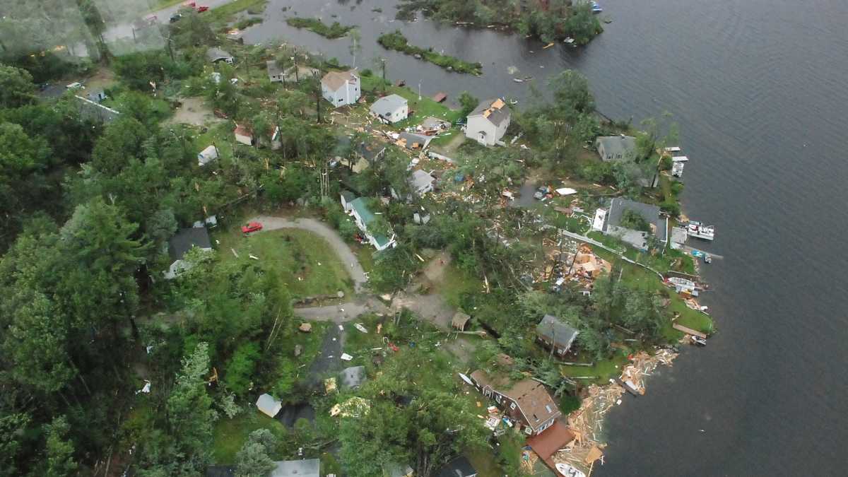 5 years later Aerials taken after 2008 tornado hit NH