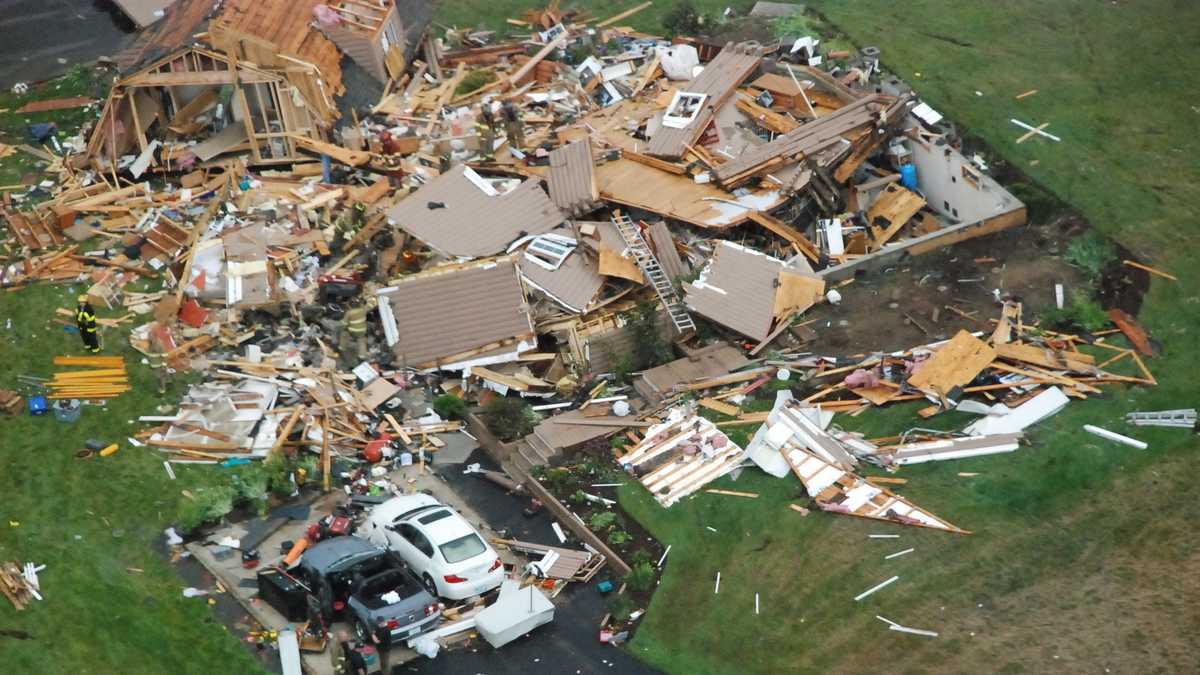 5 years later: Aerials taken after 2008 tornado hit NH