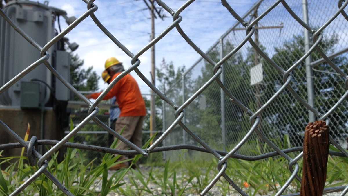 Copper wire stolen from electric substations