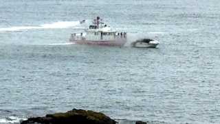 Photos: Boat catches fire in Portland Harbor