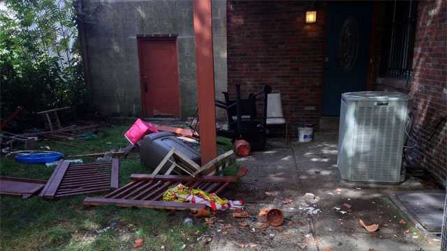Photos: 12 injured in porch collapse