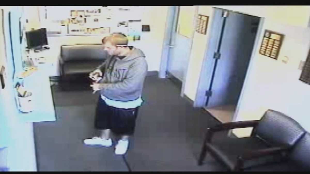 Caught on video: Man steals donation jar from police station