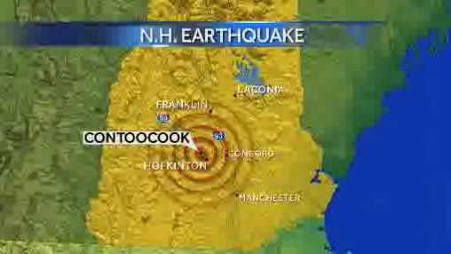 Earthquake felt in Central New Hampshire