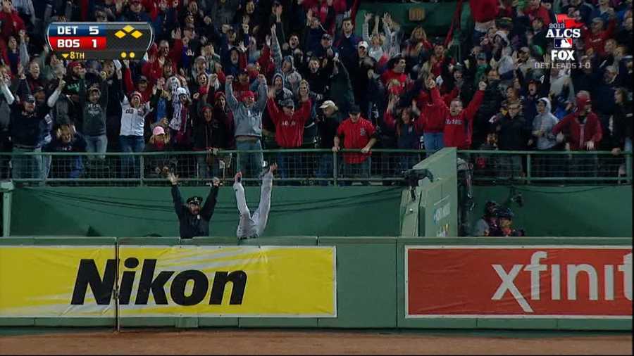 This image of Steve Horgan, a 50-year-old native of South Walpole, Mass., and a 27-year veteran of the Boston Police force, has already become an iconic symbol of the 2013 Boston Red Sox.“I couldn’t even hear myself it was so loud,” Horgan told ESPN. “I can’t believe it. I don’t know what to think. I can’t believe it. It was an awesome feeling.”  