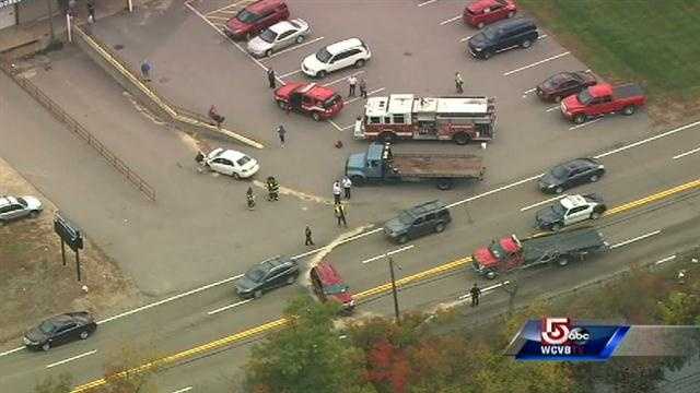 Emergency crews are responding to a serious crash in Plainville.