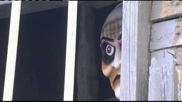  A Rhode Island couple is not spooked by their city leaders, who want their Halloween display shut down.