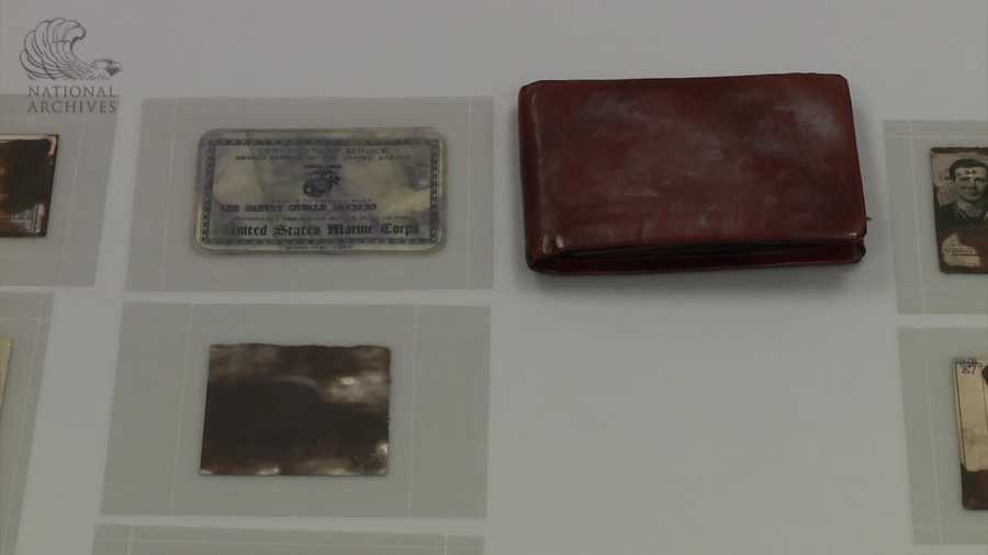 Among the items, the wallet carried by Lee Harvey Oswald when he was arrested for killing President Kennedy.