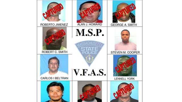 7 Of States 10 Most Wanted Sex Offenders Arrested 8856