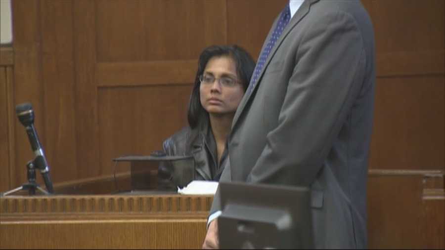 Annie Dookhan changed her plea Friday in Suffolk Superior Court on charges of obstruction of justice, perjury and tampering with evidence. She was sentenced to three to five years in prison, followed by two years' probation.