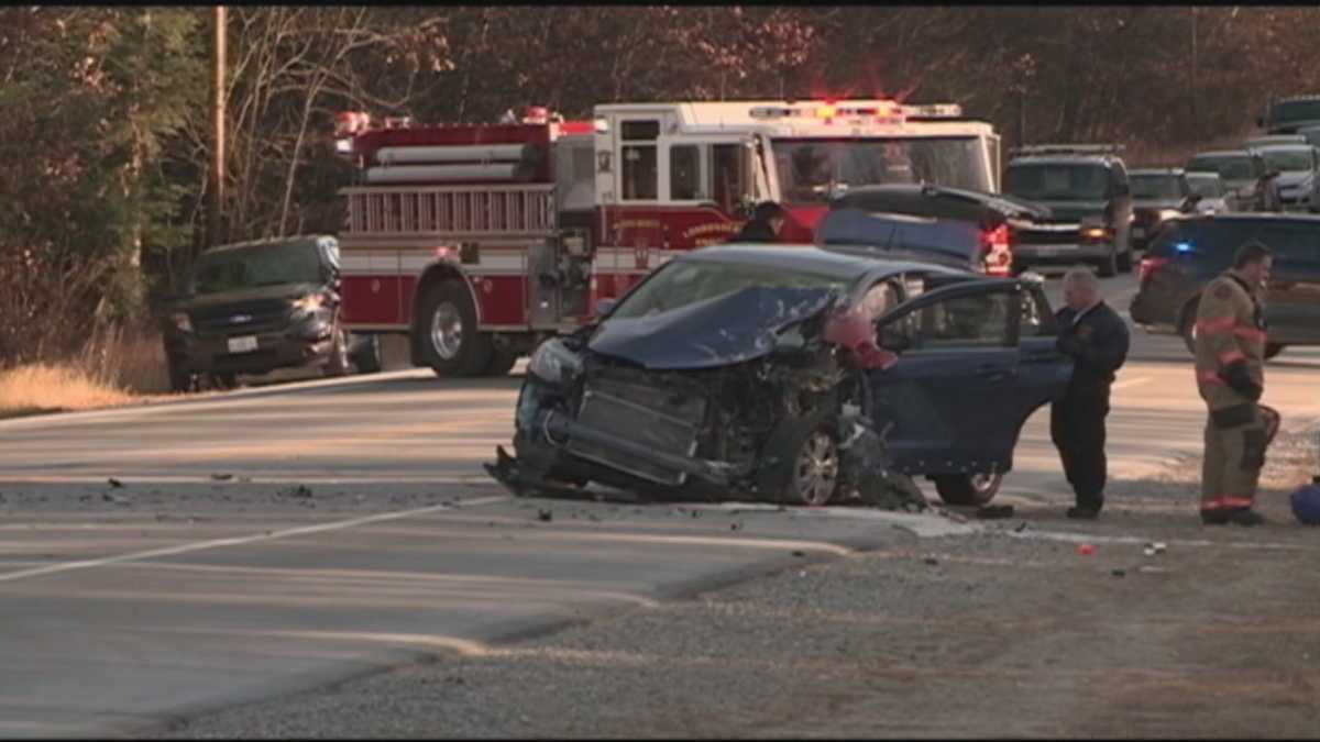 Family survives headon crash with dump truck