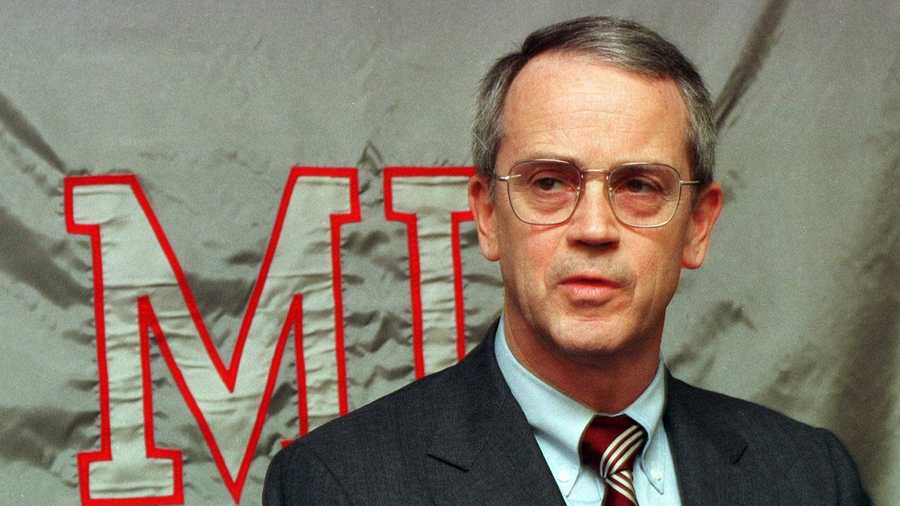 Massachusetts Institute of Technology president Charles M. Vest is shown in 1997.