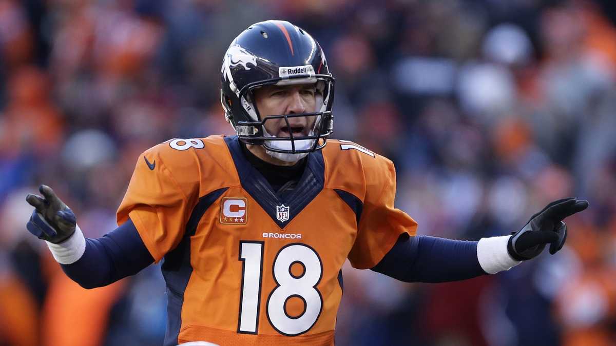 2014 AFC Championship game, Patriots vs. Broncos: Peyton Manning