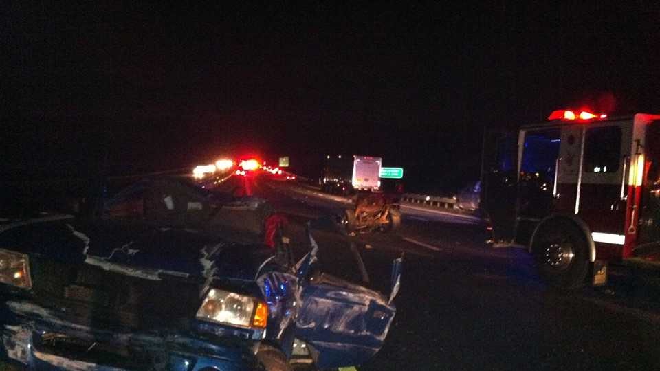 Man hit by tractortrailer after rollover crash on Pike