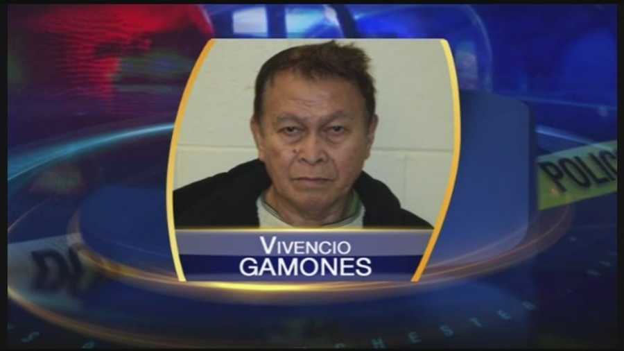 Vivencio Gamones, 72, is facing a charge of indecent exposure.