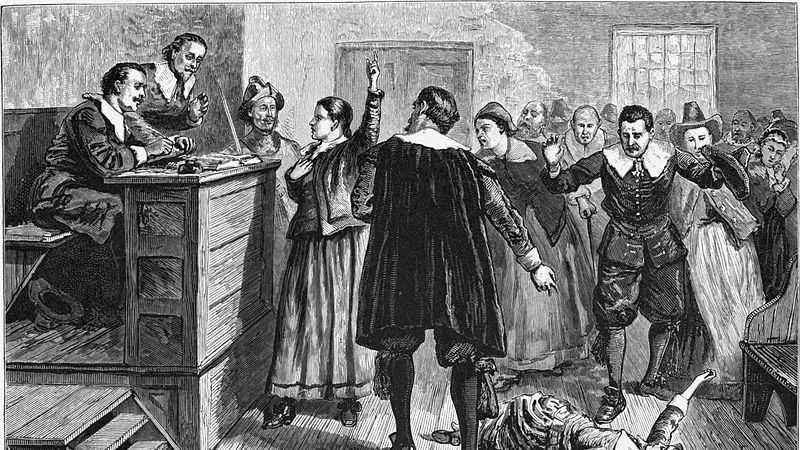 Capital punishment reached a new fervor a few decades later, when 19 people were hanged and one person crushed to death during the 1692 Salem witch trials.