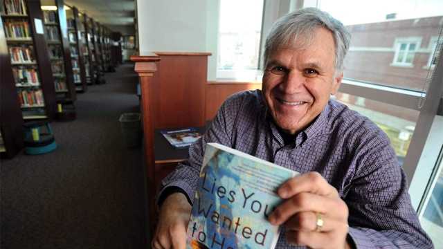 James Whitfield Thomson has been writing in Natick's Morse Institute Library for 20 years. His newest work is a novel, "Lies You Wanted to Hear."