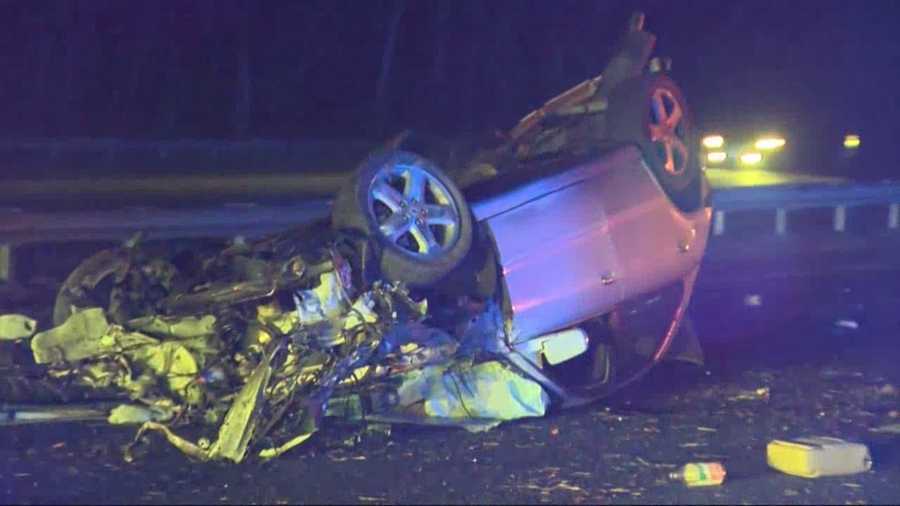 One person was killed in a crash on I-93 in Wilmington early Sunday morning.