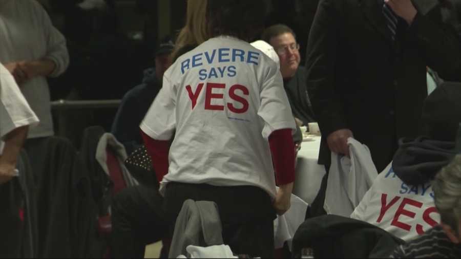 Voters in Revere approved a casino plan at Suffolk Downs Tuesday.