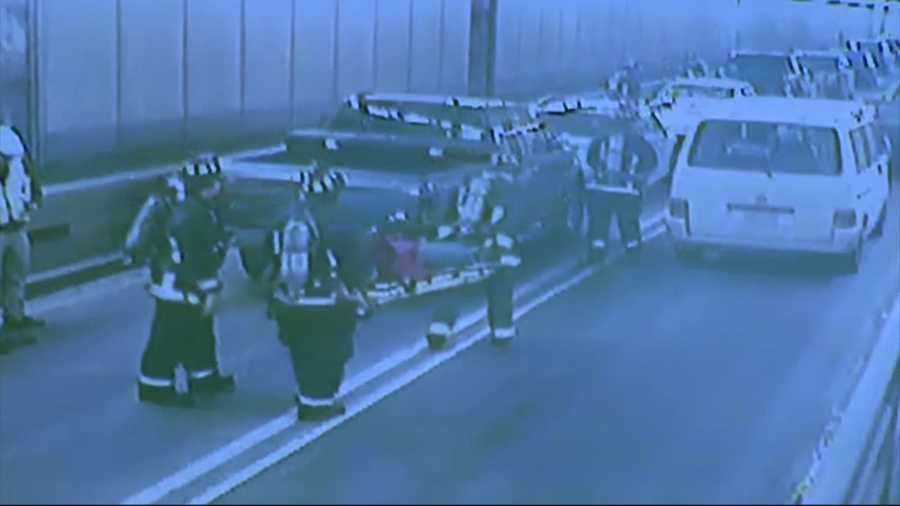 The scenario was a car crash, smoke filling the Sumner tunnel and people trapped inside.