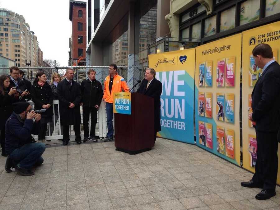 Boston Marathon Banners Unveiled