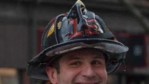Firefighter Mike Kennedy was killed while battling a fire on Beacon Street in Boston on March 26, 2014.