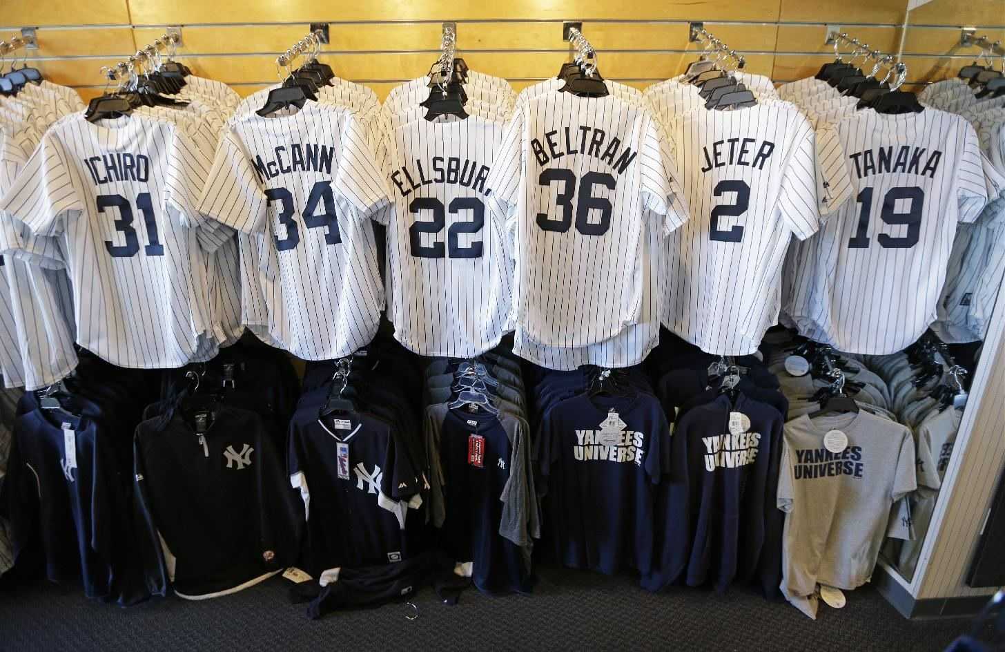 most popular yankees jersey