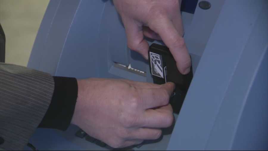 Thieves using bank account information stolen in Cambridge have been defrauding banks, Cambridge police said, using so-called ATM skimmers.