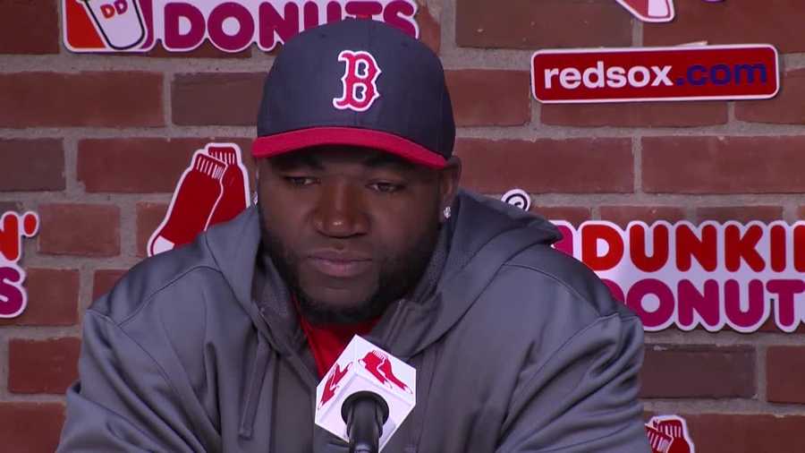 David Ortiz wants to visit Boston Marathon finish line after Patriots' Day  game