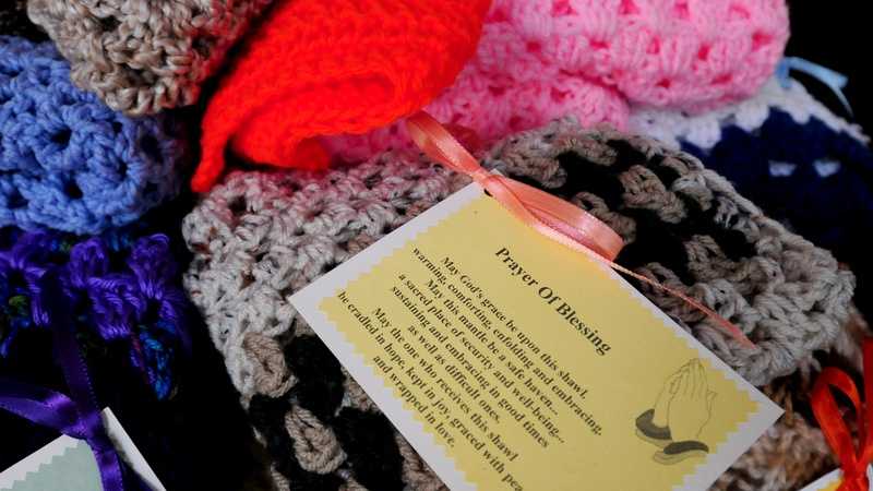 The Prayer Shawl Ministry at Holy Family Parish in Amesbury is celebrating its fifth anniversary with the crafting and gifting of its 1,000th prayer shawl.