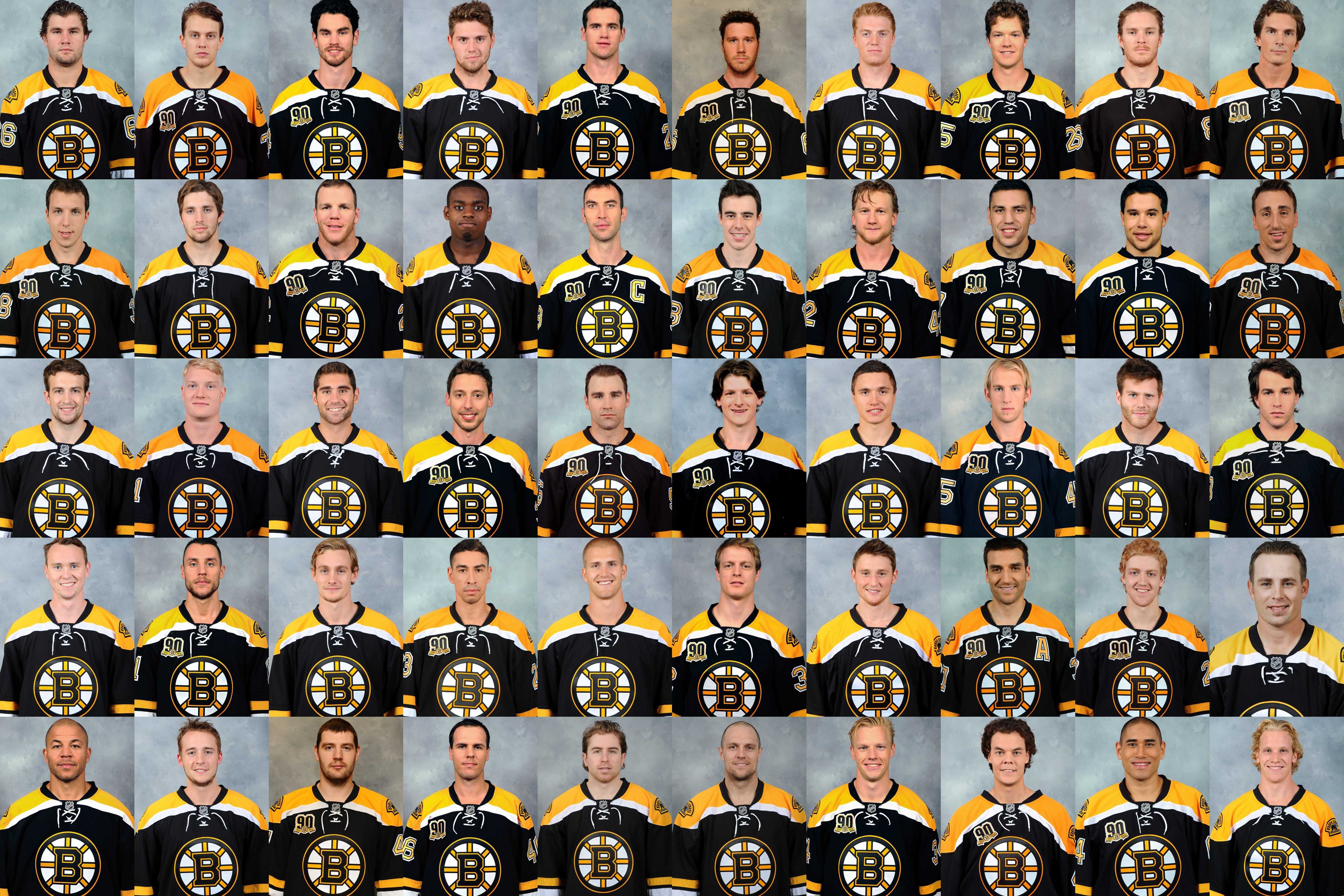 nhl bruins roster