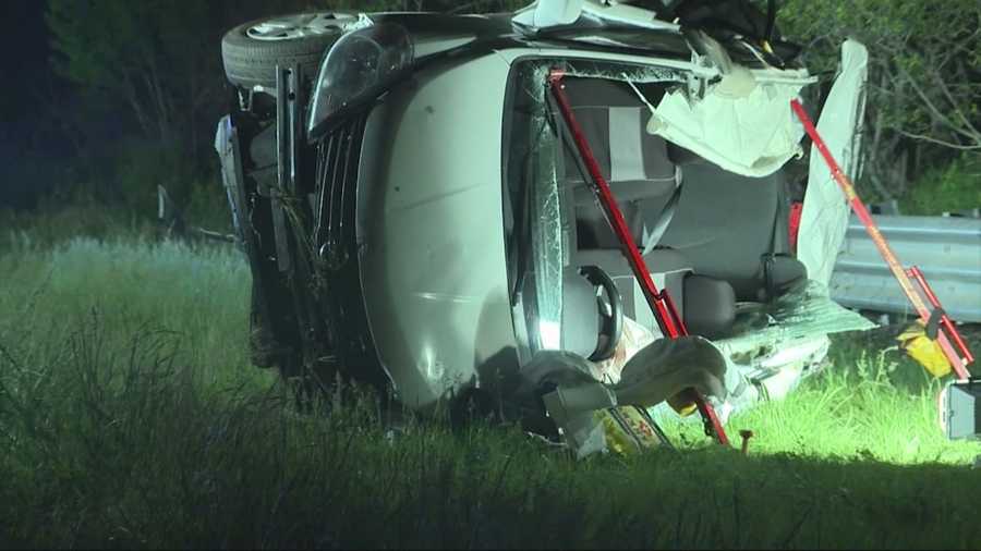1 person is dead and 4 others injured in a crash on I-95 in Norwood.