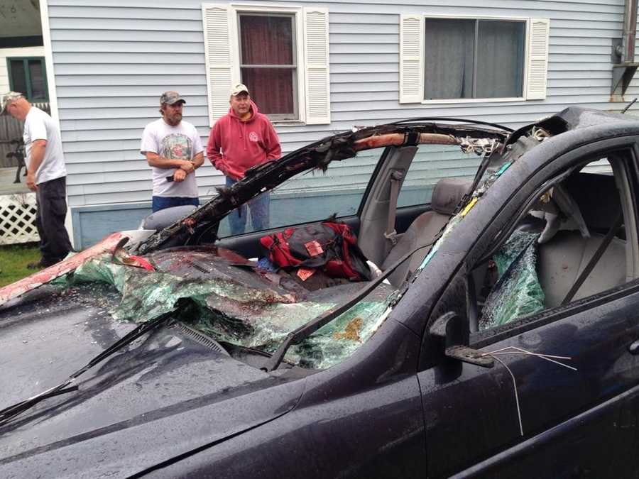 Incredible photos of moose vs. car