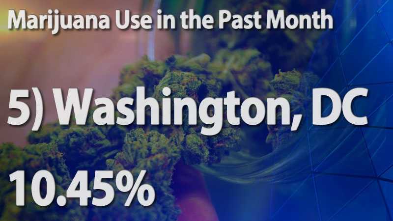 Where Americans smoke marijuana the most